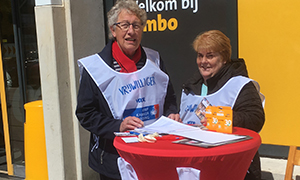 Vrijwilligers in Hoogezand-Sappemeer.