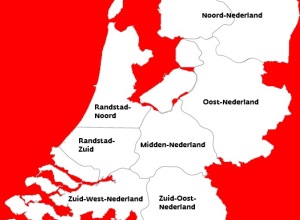 Regiokaart vrijwilligers KWF