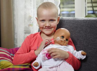 Kind met pop