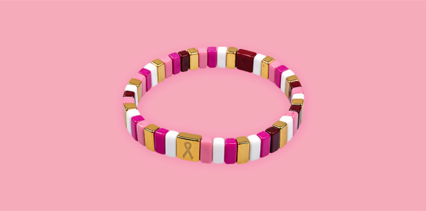 De Pink Ribbon armband van 2026