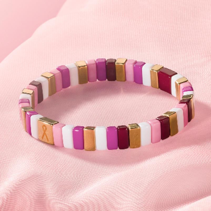 De Pink Ribbon armband van 2026