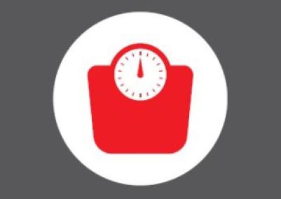 Illustratie/pictogram van weegschaal