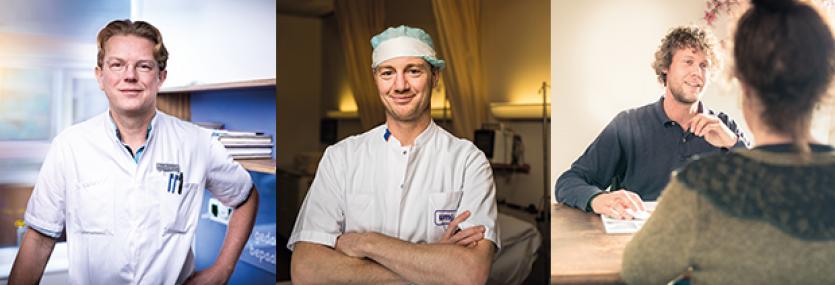 portret verpleegkundige, specialist en huisarts