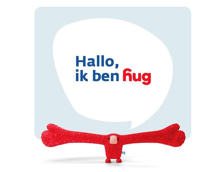 De knuffel Hug.